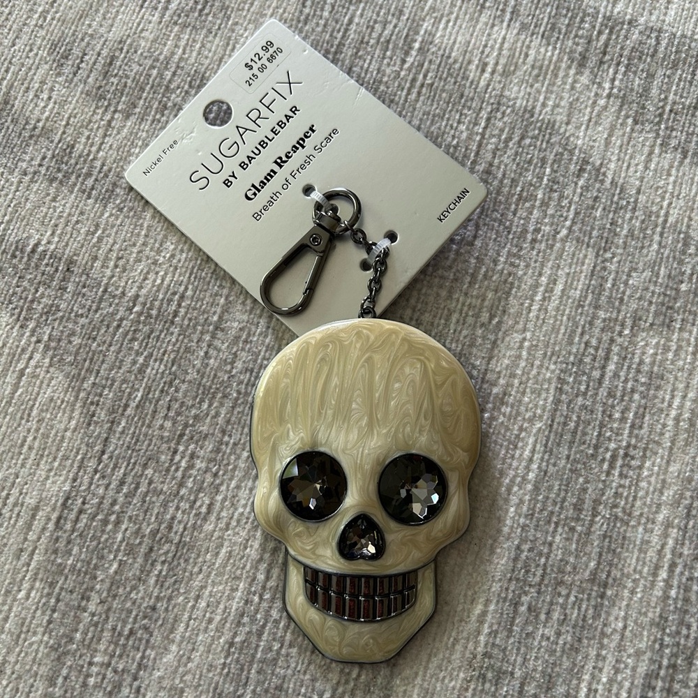 SUGARFIX by BaubleBar Skull Bag Charm 🎉FINAL LOW🎉